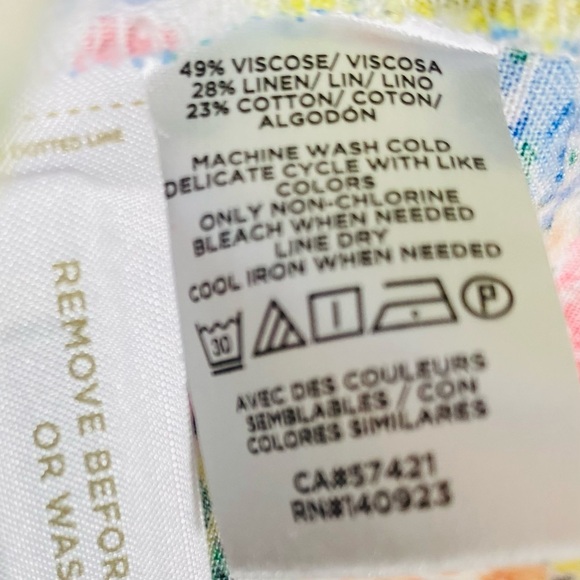 LOFT Ruffle Floral Wrap Skirt - Picture 7 of 7